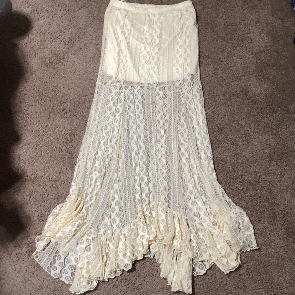 PacSun Kirra Lace Maxi Skirt